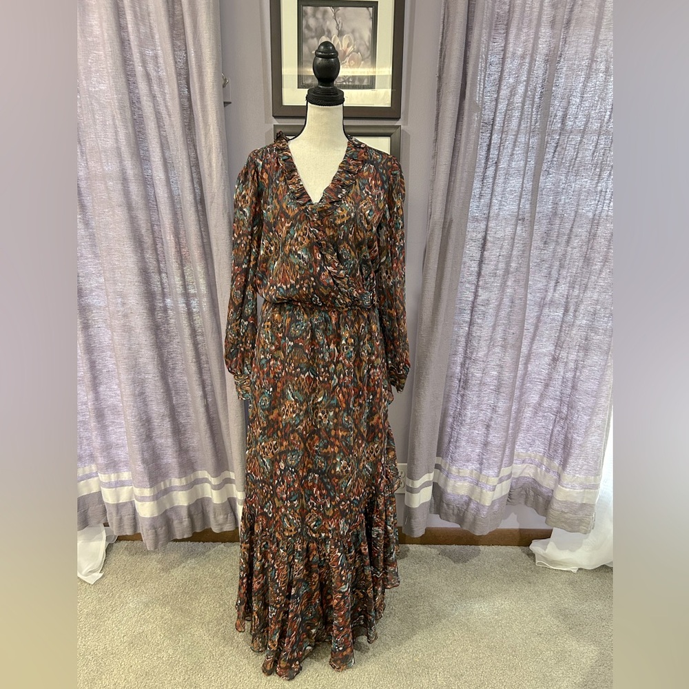 Misa Printed Maxi Dress